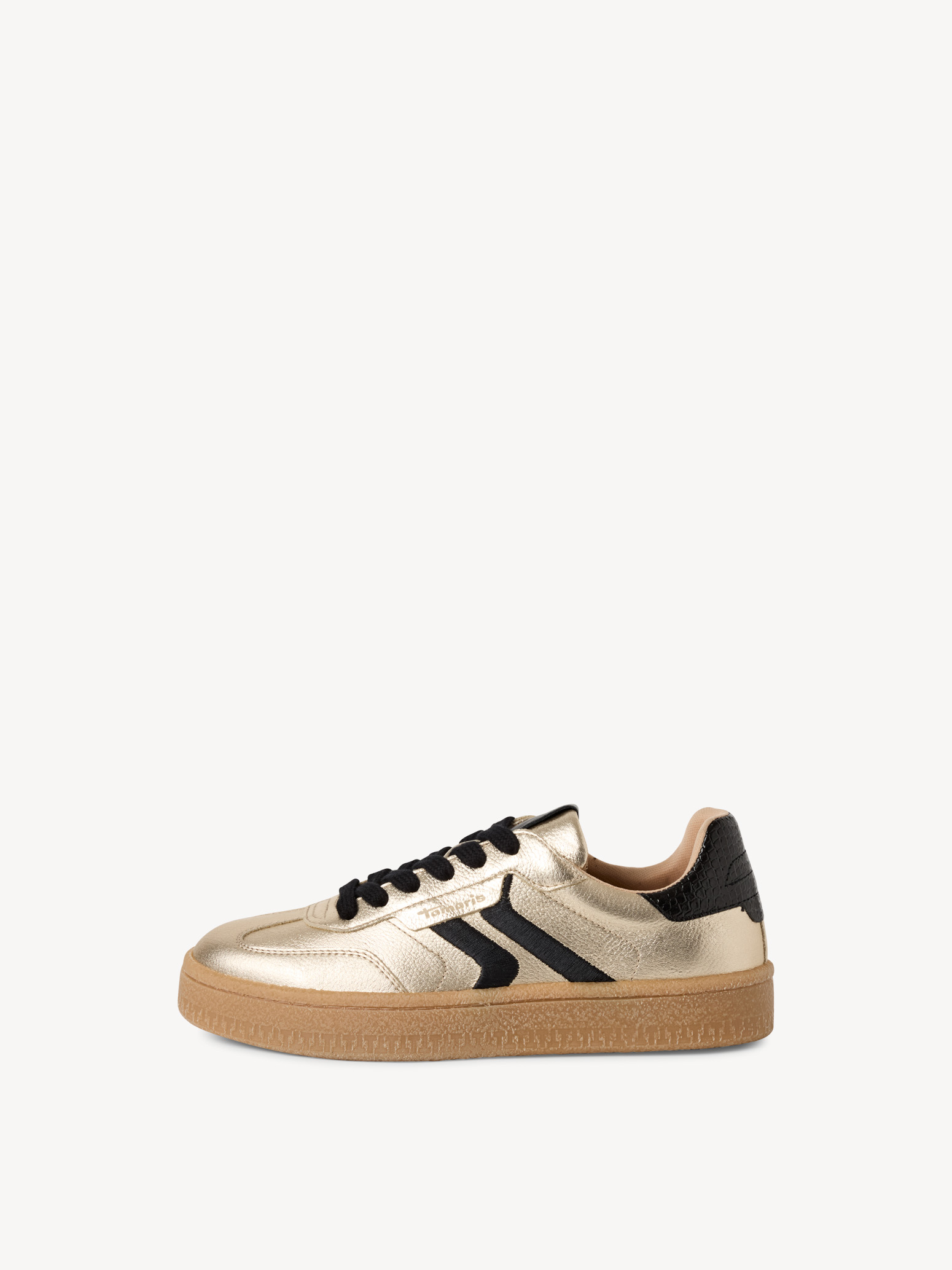 Leren Sneaker - goud