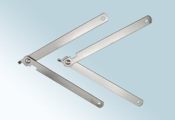 INF Skapdør Sammenleggbar Trekkstang Hardware - 2 stk