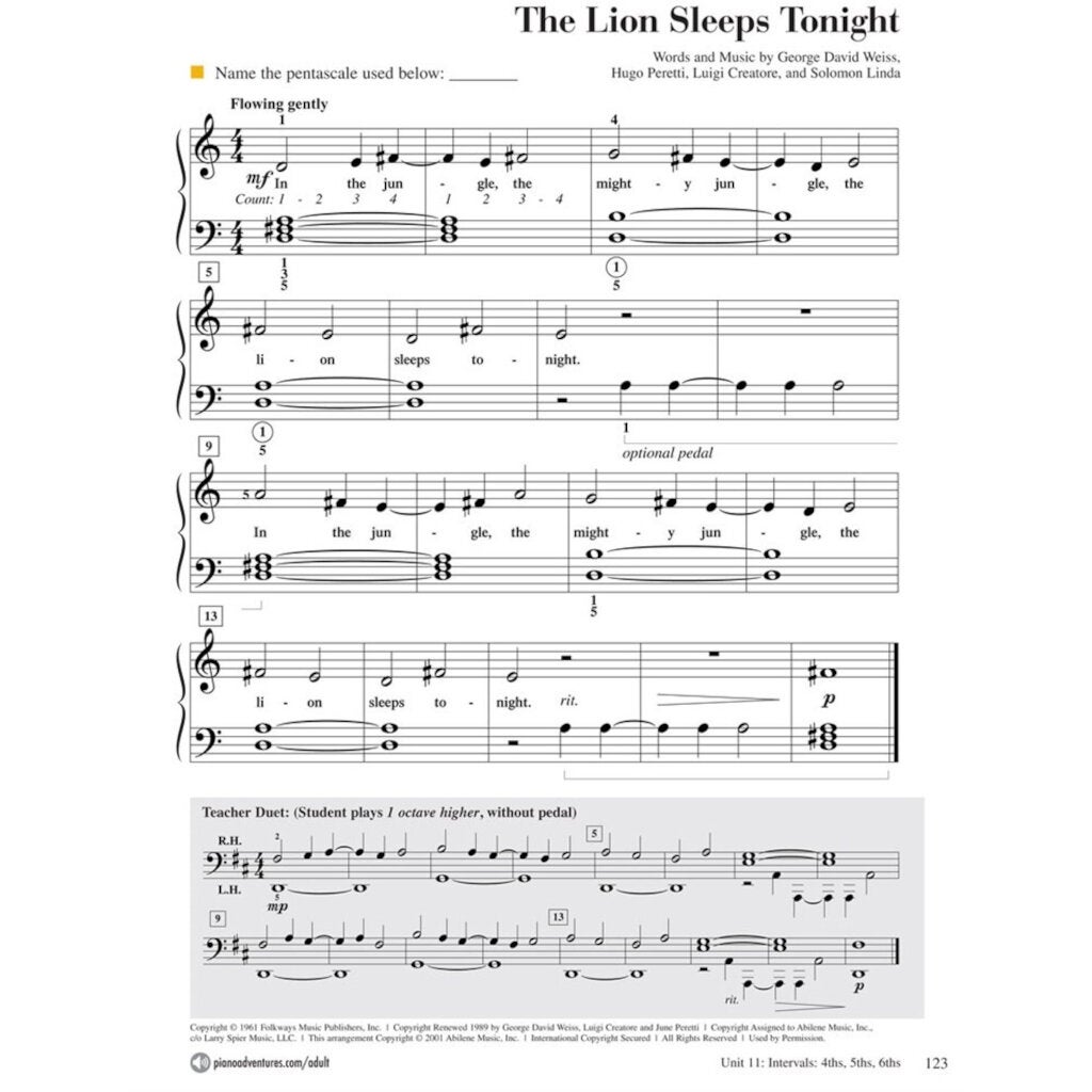 Hal Leonard Adult Piano Adventures All-In-One Book 1 Spiral Bound pianoboek met online media