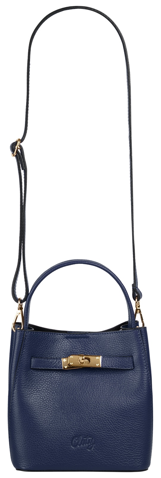 Cluty Umhängetasche echt Leder, Made in Italy