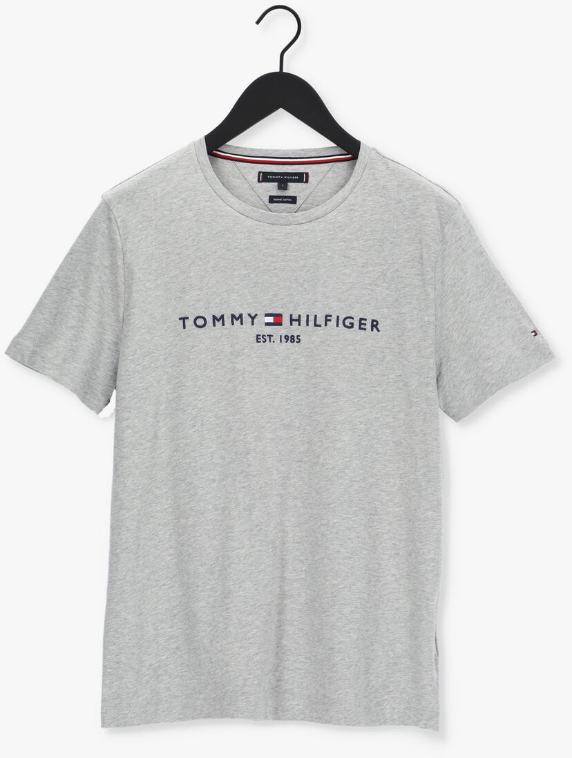 TOMMY HILFIGER grijze tommy hilfiger t-shirt tommy logo tee