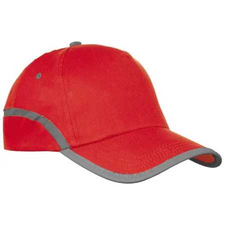 Macma Baumwoll-Basecap, rot