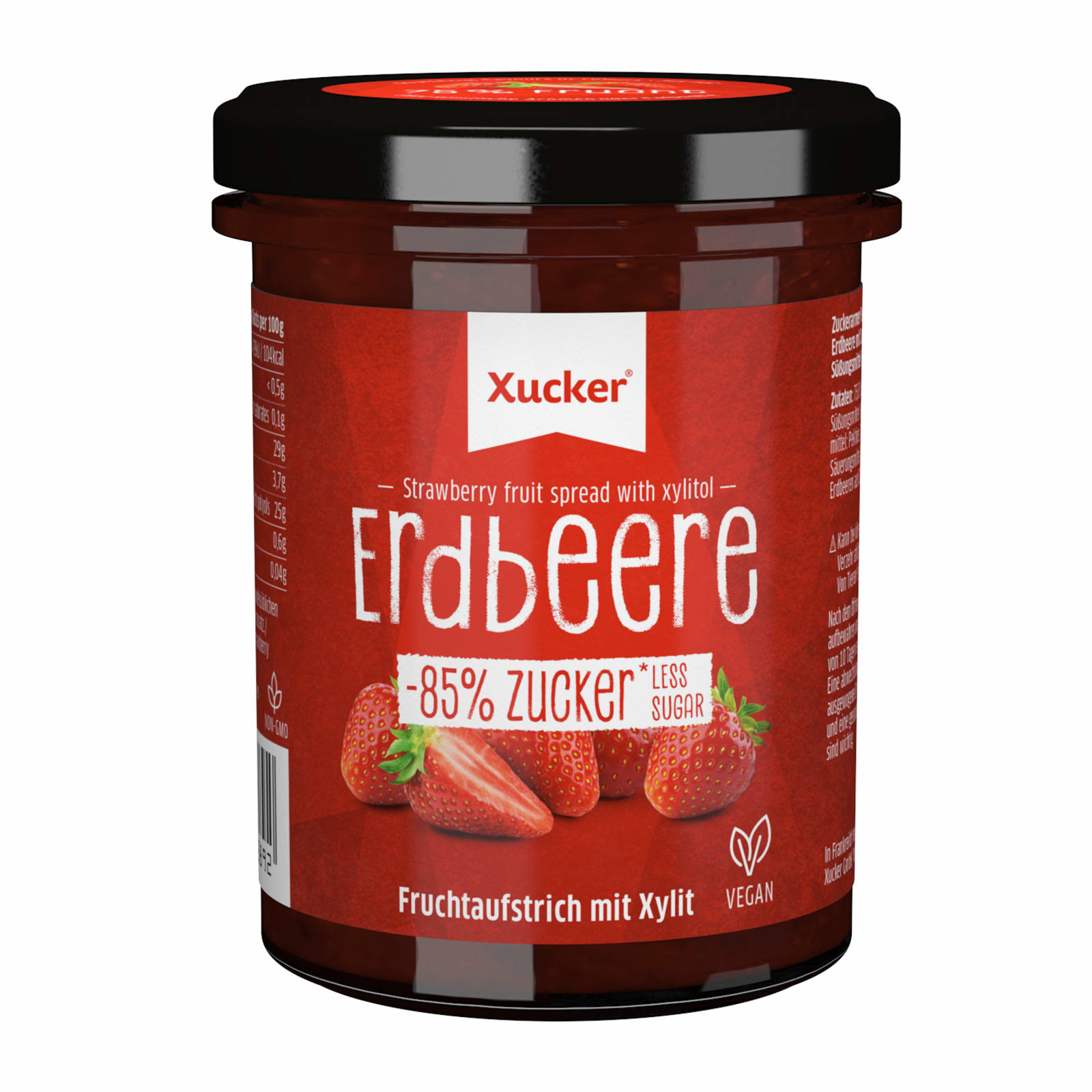 3er Fruchtaufstrich-Kombi Aprikose, Erdbeere, Himbeere (3x220g)