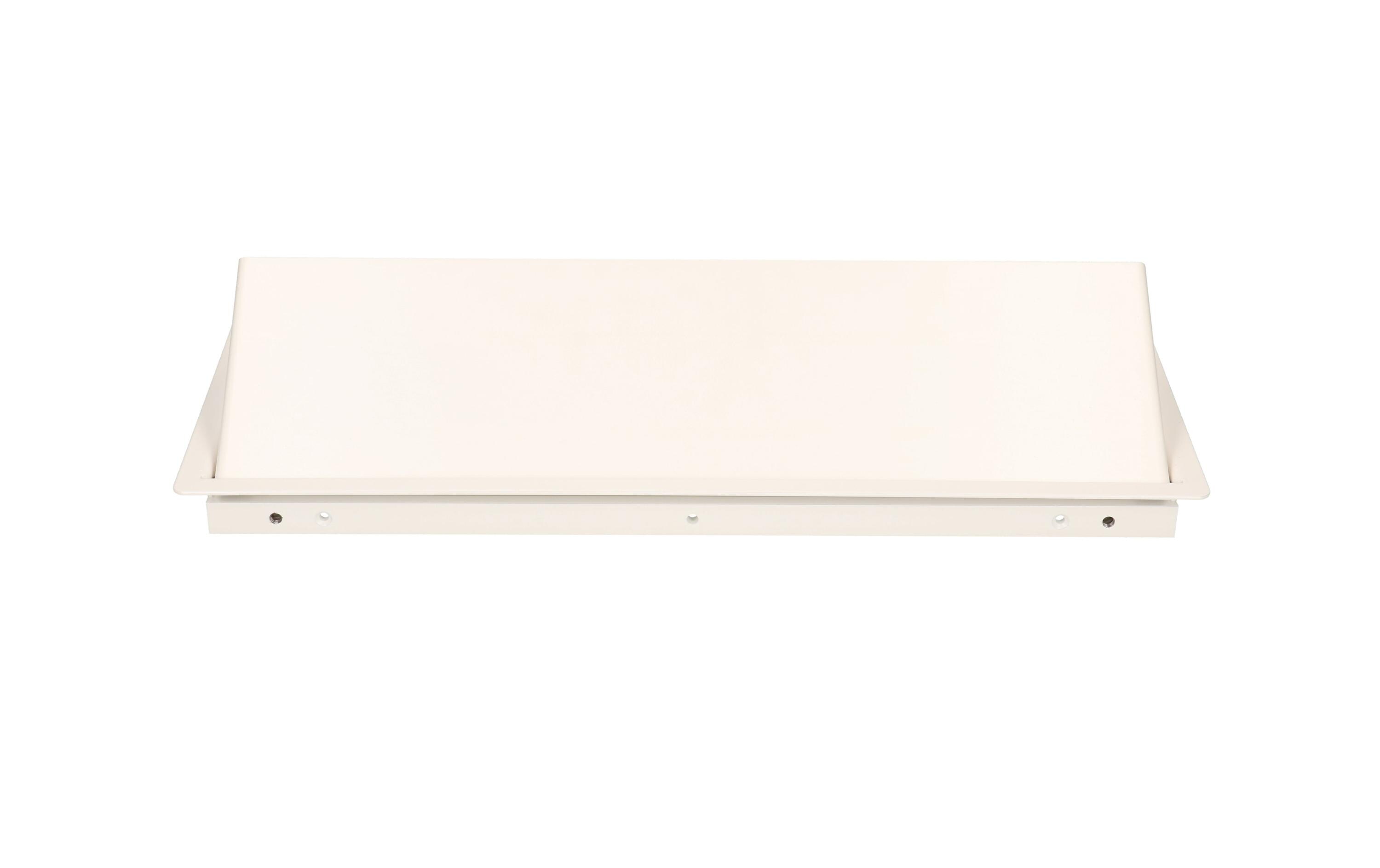 Einbaurahmen CONI COVER lang Weiss matt<br>Abdeckung, 3-fach, für Einbaurahmen lang, weiss
