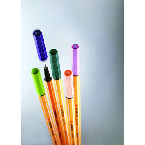 STABILO® point® 88 Zebrui, Kunststoffbox mit 20 Finelinern