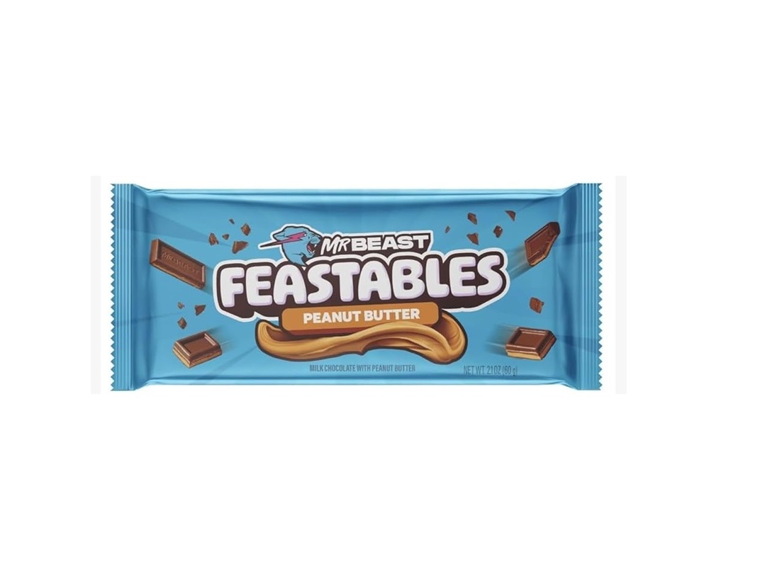 CHOCOLATE FEASTABLES MR. BEAST PEANUT BUTTER 60G
