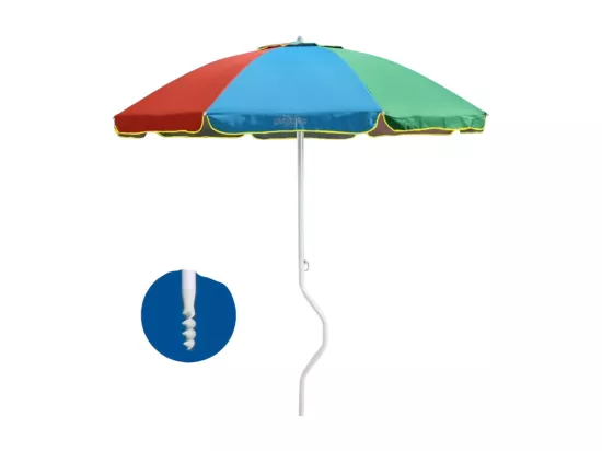 Parasol de plage léger visser protection UV 220 cm Solis