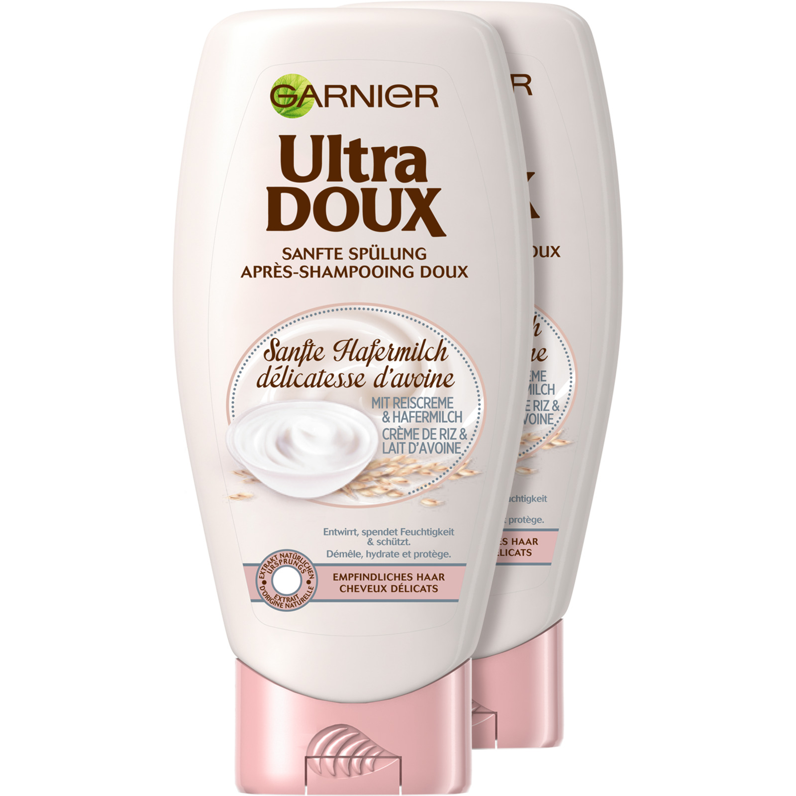 Garnier Ultra Doux Sanfte Hafermilch Spülung 2 x 250 ml