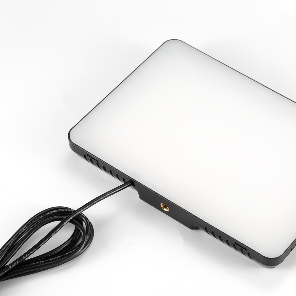 (185x130mm) Professionelles USB Video Selfie Licht LED Beleuchtung mit 9 Farbfilter   5 Stufen für YouTuber / Influencer