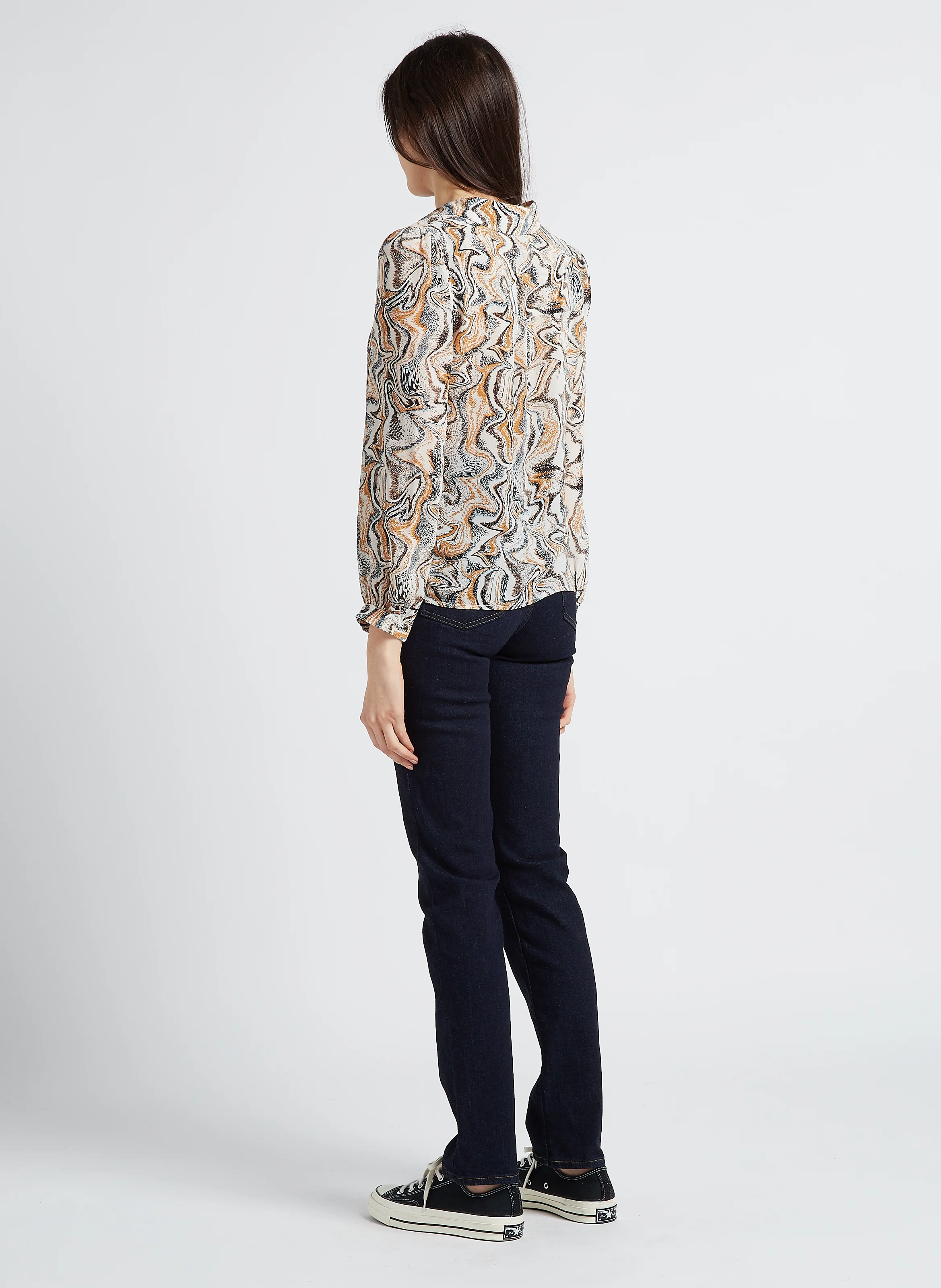 724 HIGH RISE STRAIGHT - Jean slim en coton mélangé | Jean brut