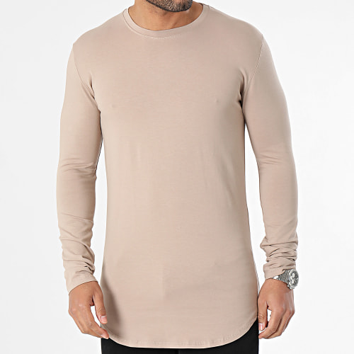 Tee Shirt Manches Longues Camel
