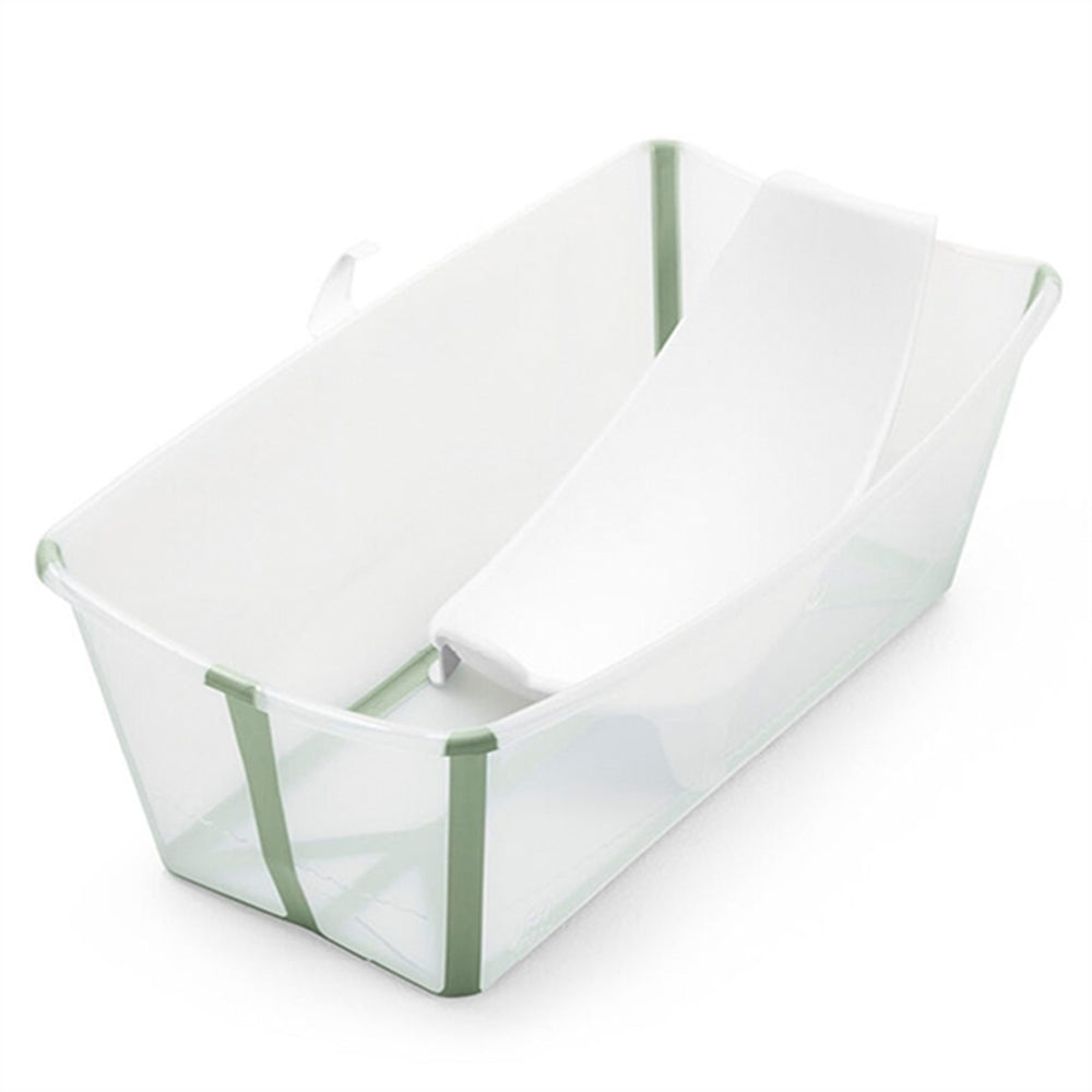 Flexi Bath® Babybadekar m. Newborn Support Transparent Green