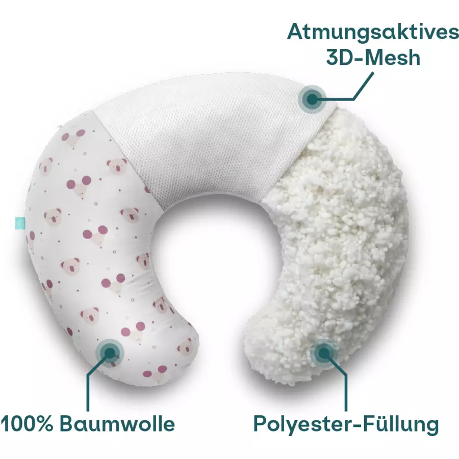 KOALA BABYCARE®Stillkissen Hug Baby - rosa