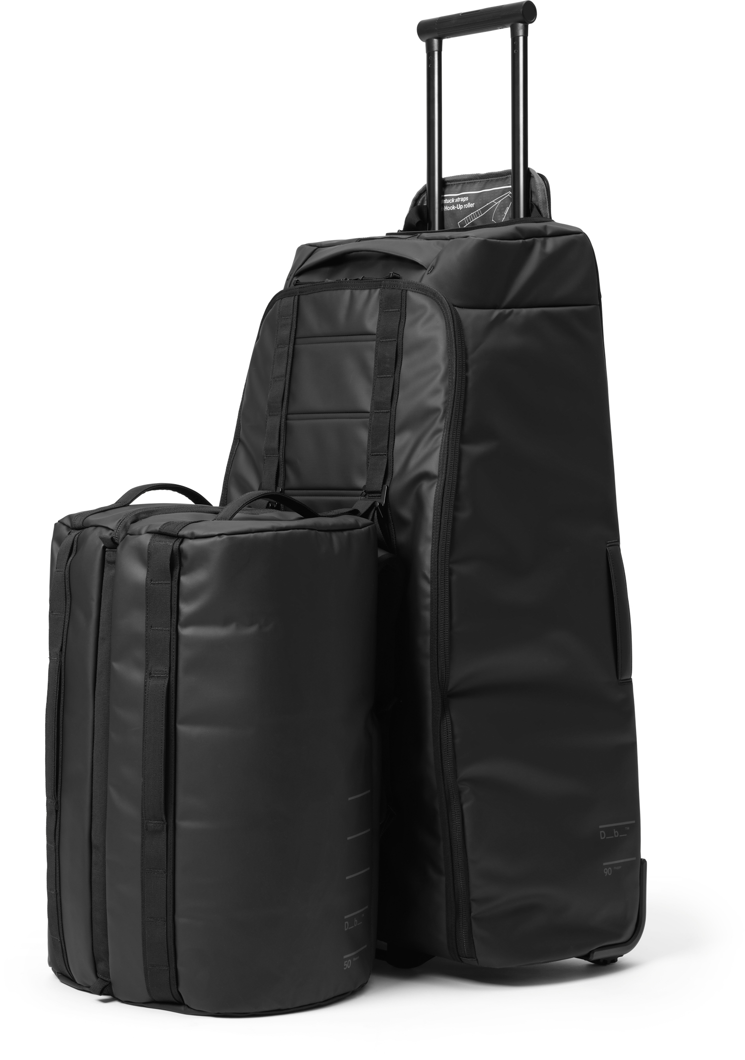 Roamer Pro Split Duffel 50L  Black Out