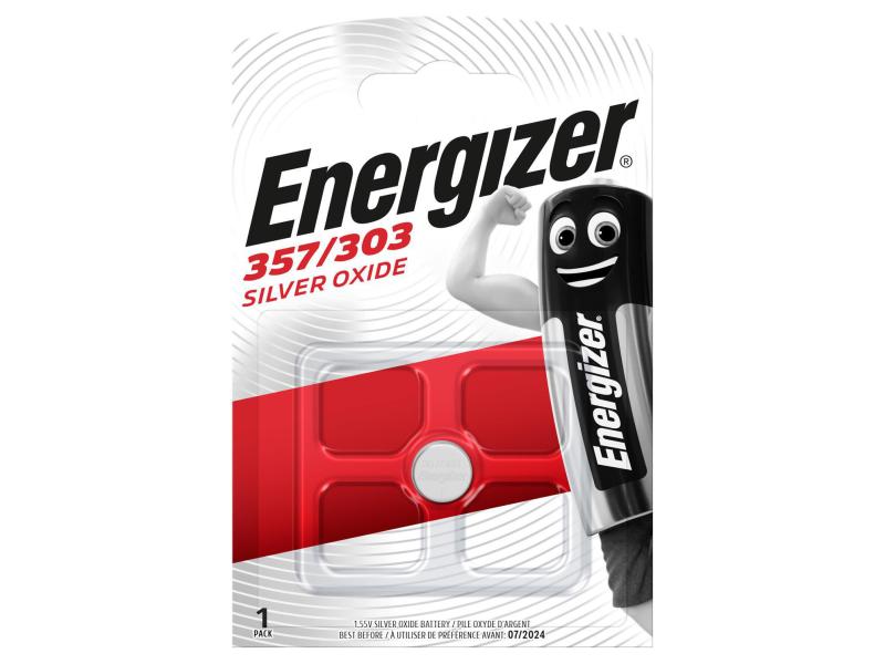 Energizer Knopfzelle Silver Oxide 357 / 303 , 1 Stück Typ Knopfzelle, 1 Stück