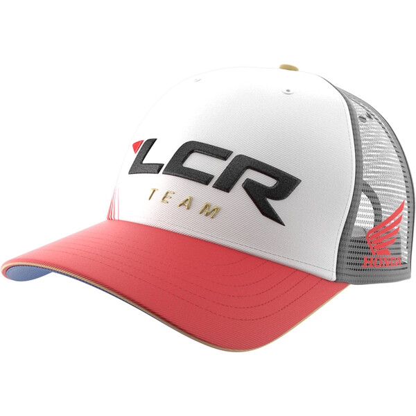 Ixon - Casquette Mesh LCR 22 Blanc / Rouge