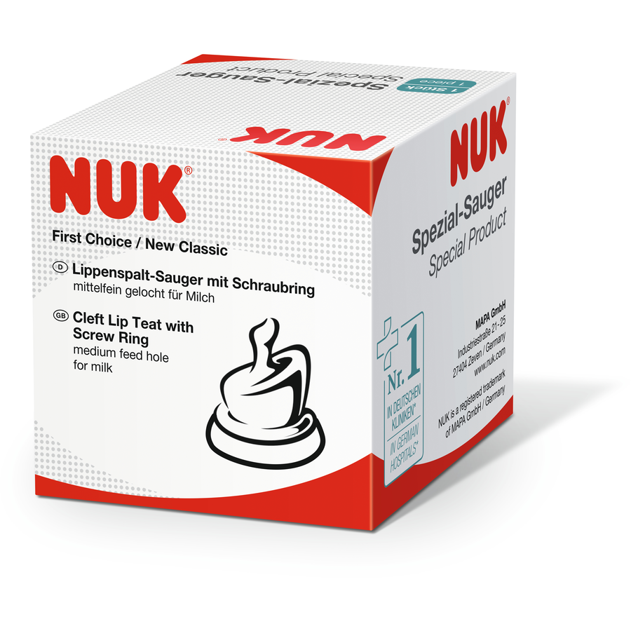 NUK Lippenspalt-Sauger First Chocie 2 Stück