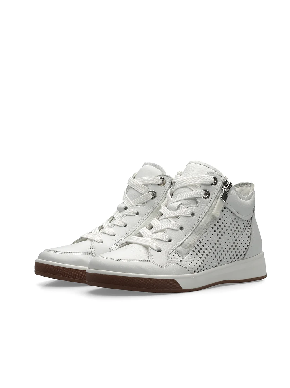 Hightop Sneaker Rom weiß