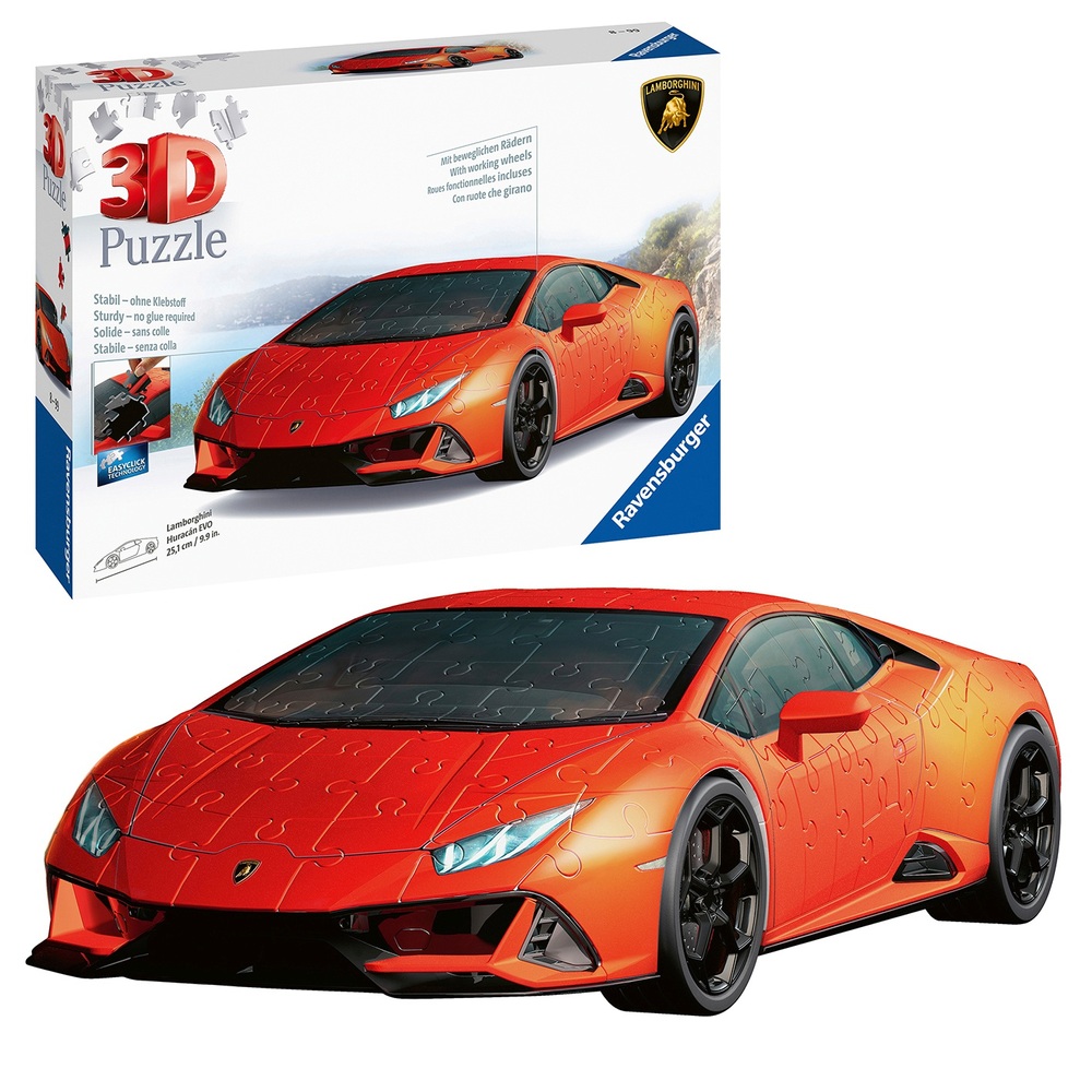 Ravensburger Lamborghini Huracán EVO 3D 108-teiliges Puzzle