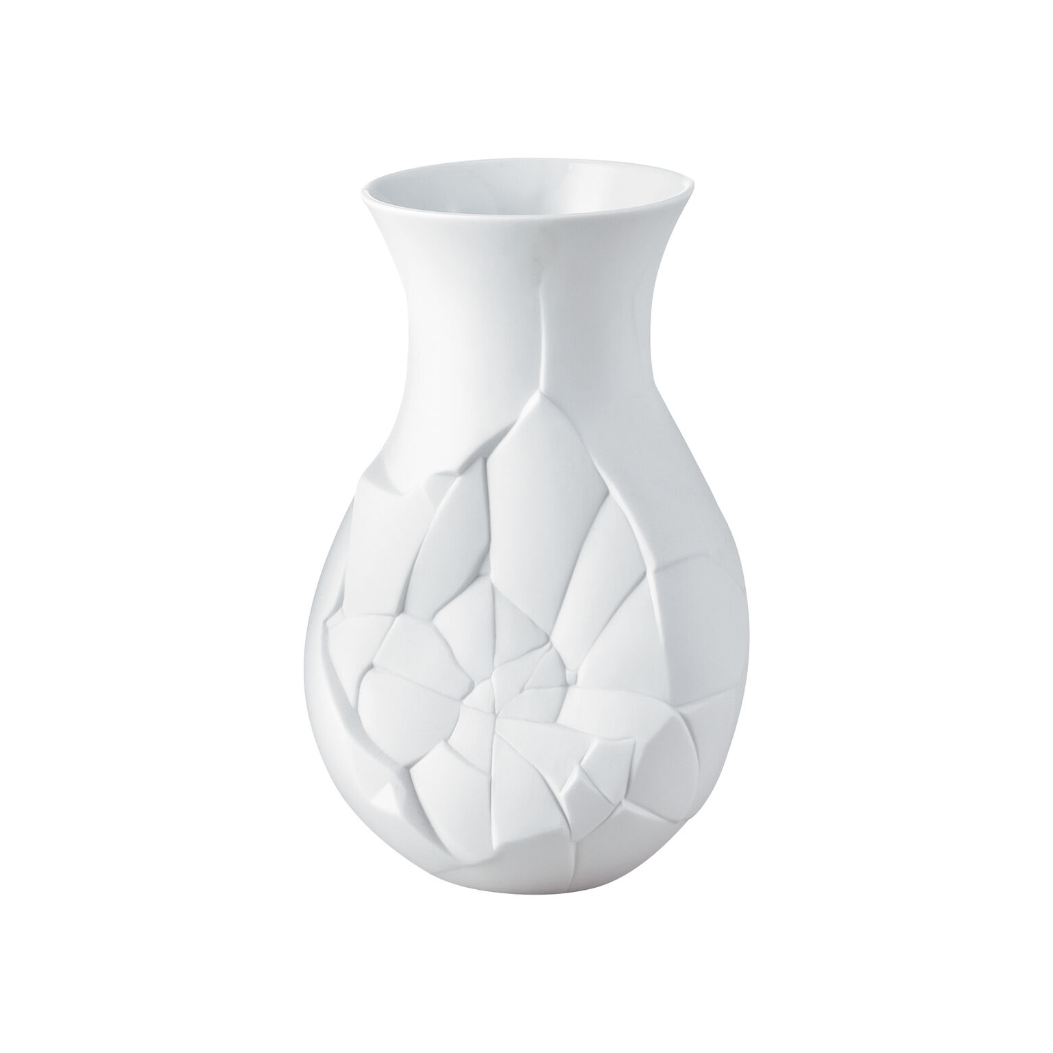 Phases Weiss matt Vase 26 cm