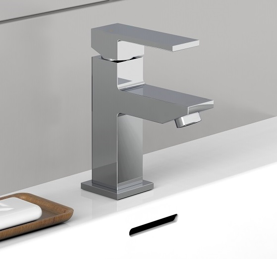 Schutte TOKYO ééngreepsmengkraan wastafel, chroom
