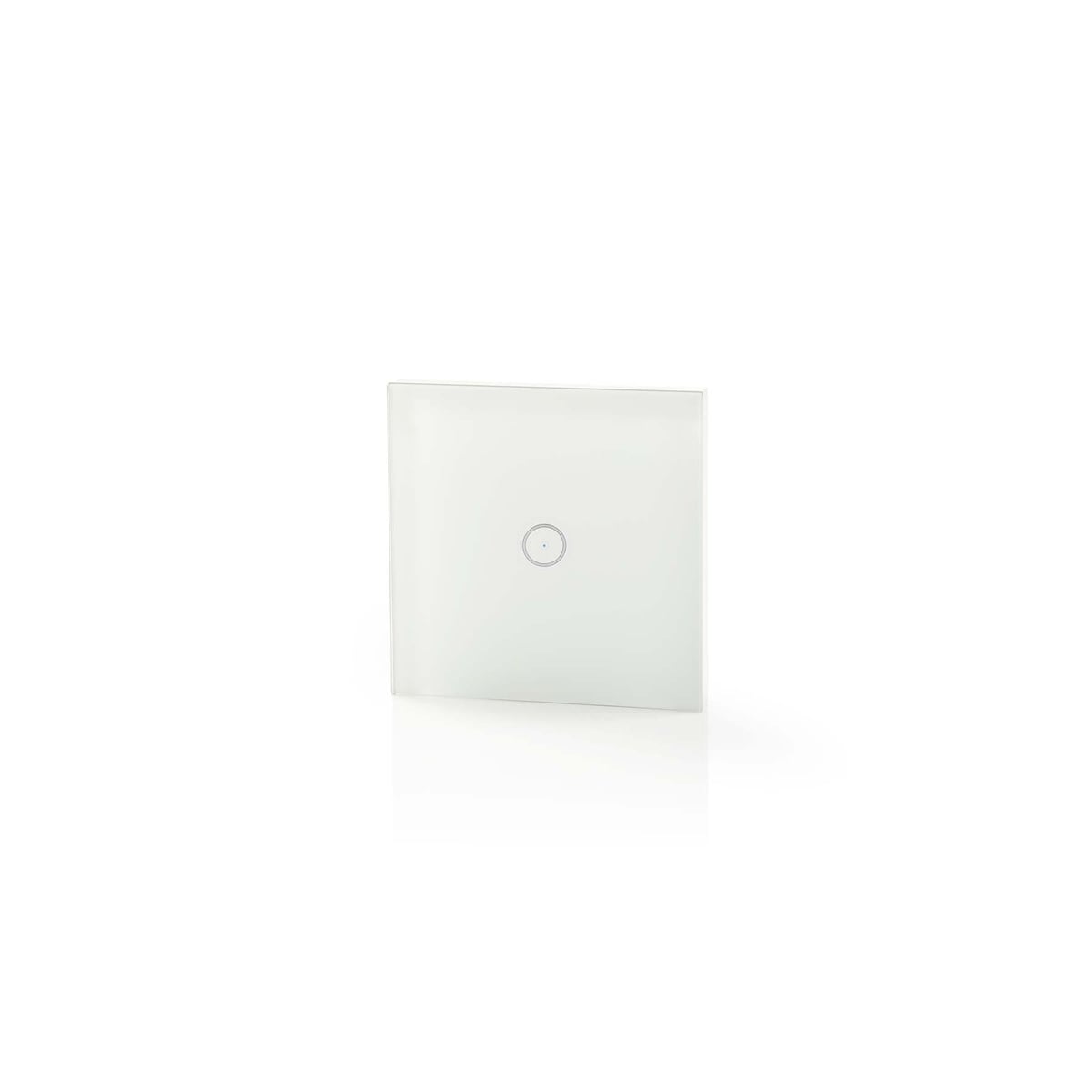 Nedis SmartLife Veggbryter | Wi-Fi | Enkelt | Wall Mount | 1000 W | Android™ / IOS | Glass | Hvit