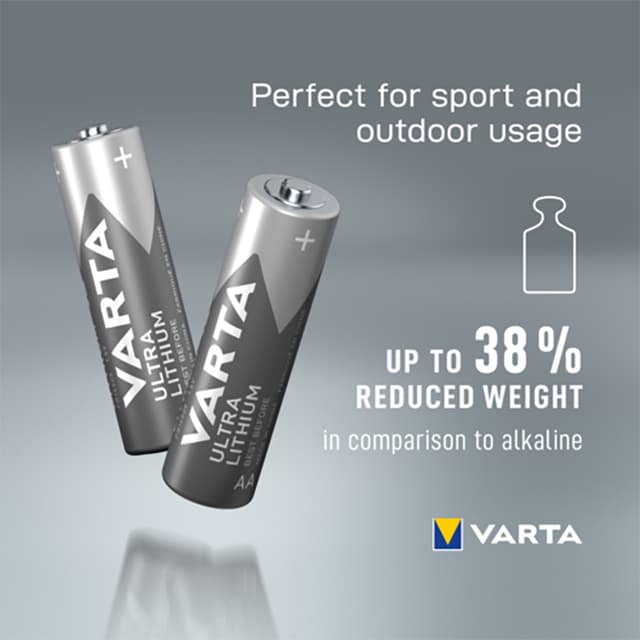 Varta Ultra Lithium AA-batterier (4-pakke)
