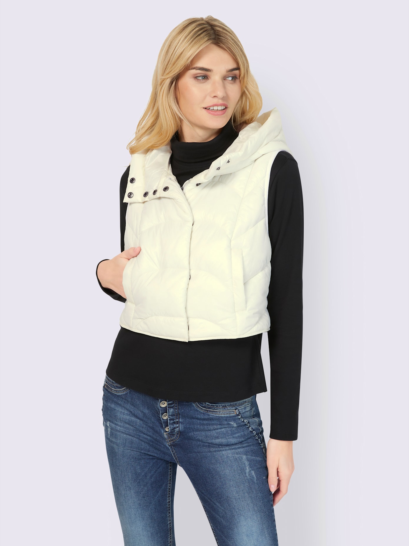 Gilet superbe motif matelassé