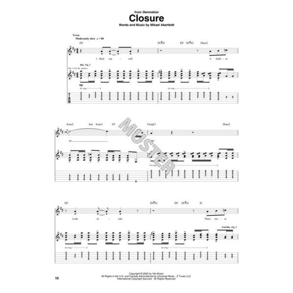 Hal Leonard The Best Of Opeth