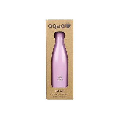 Aqua Pastel - Gourde Bouteille isotherme 350 ml - double paroi - disponible dans différentes couleurs - Viquel