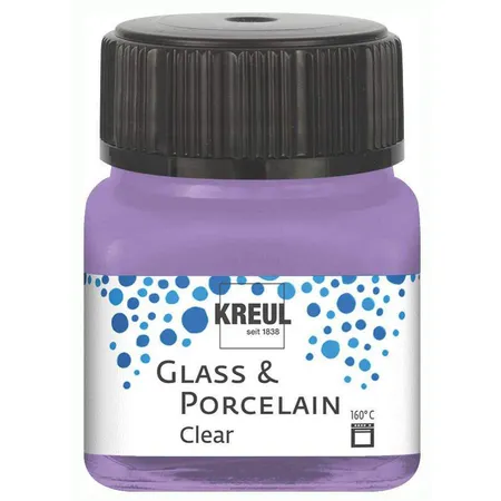 KREUL Glass & Porcelain Clear, flieder, 20 ml