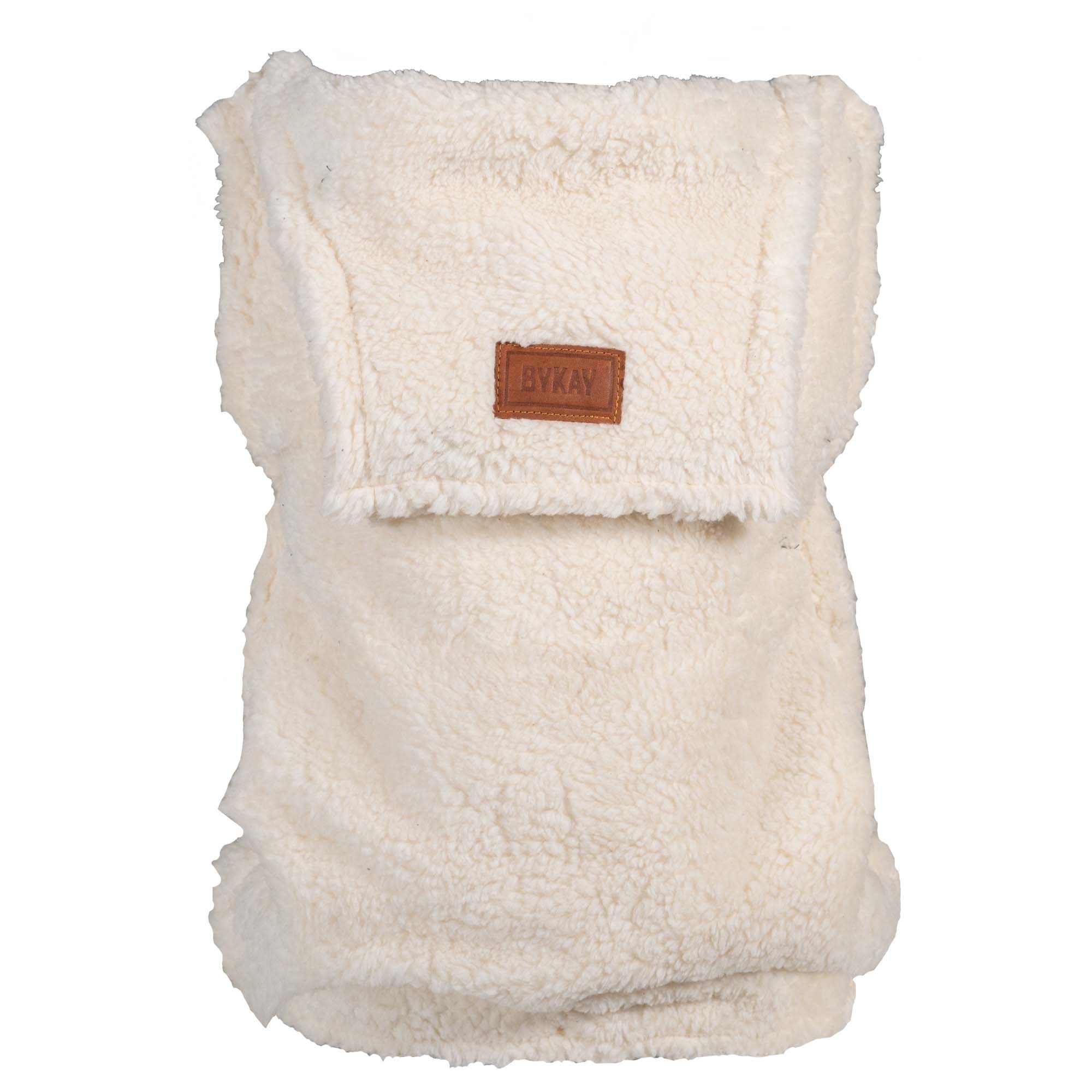 ByKay inlay winter teddy Ecru