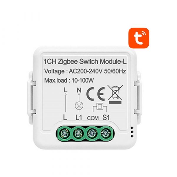 AVATTO Relé Smart Switch N-LZWSM01-1 s/Neutro
