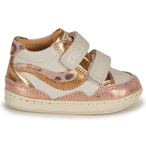 Shoo Pom - BOUBA SCRATCHY WAVES - Blanc / Rose / Doré