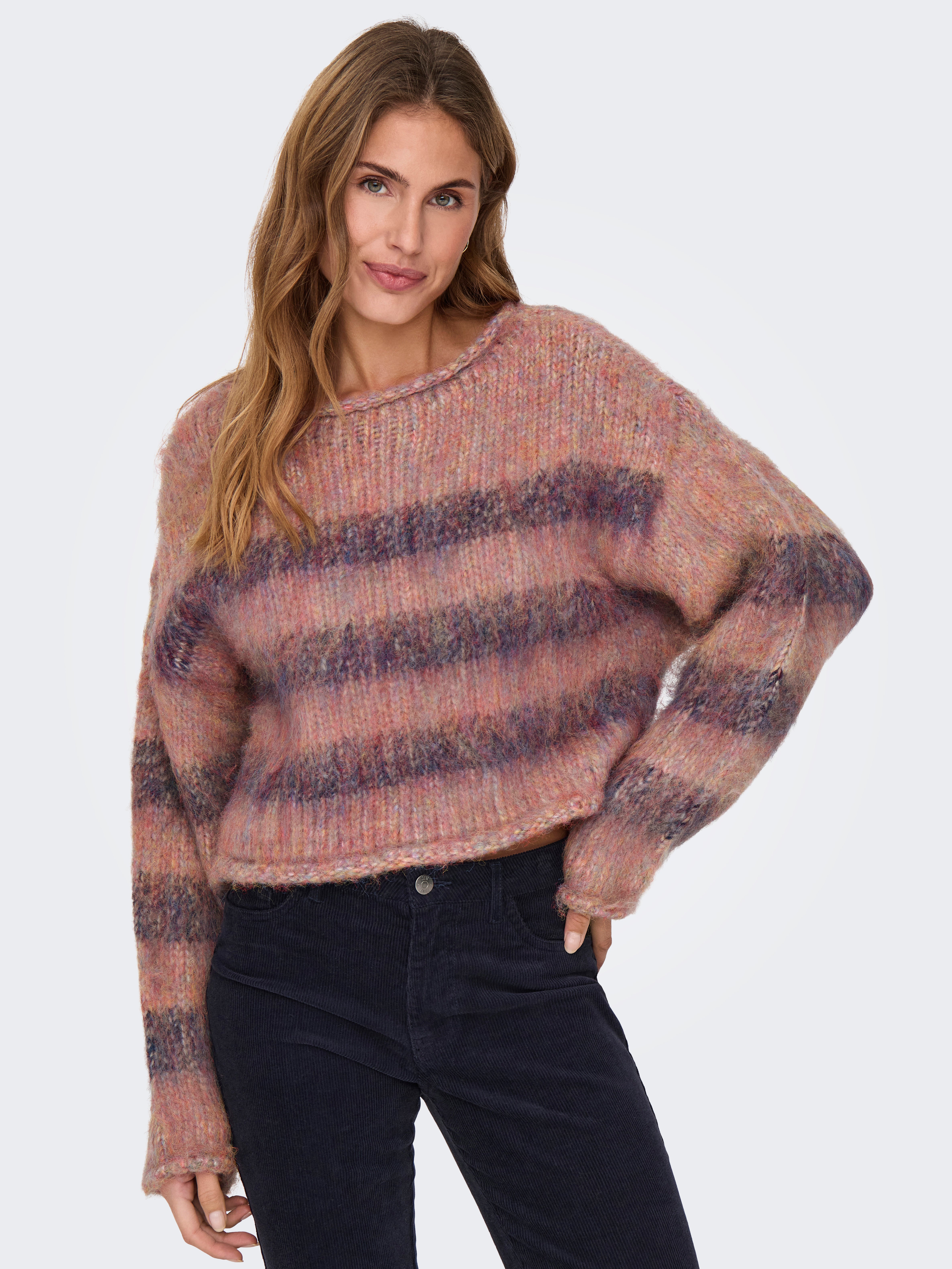 ONLSILFA Strickpullover Rust