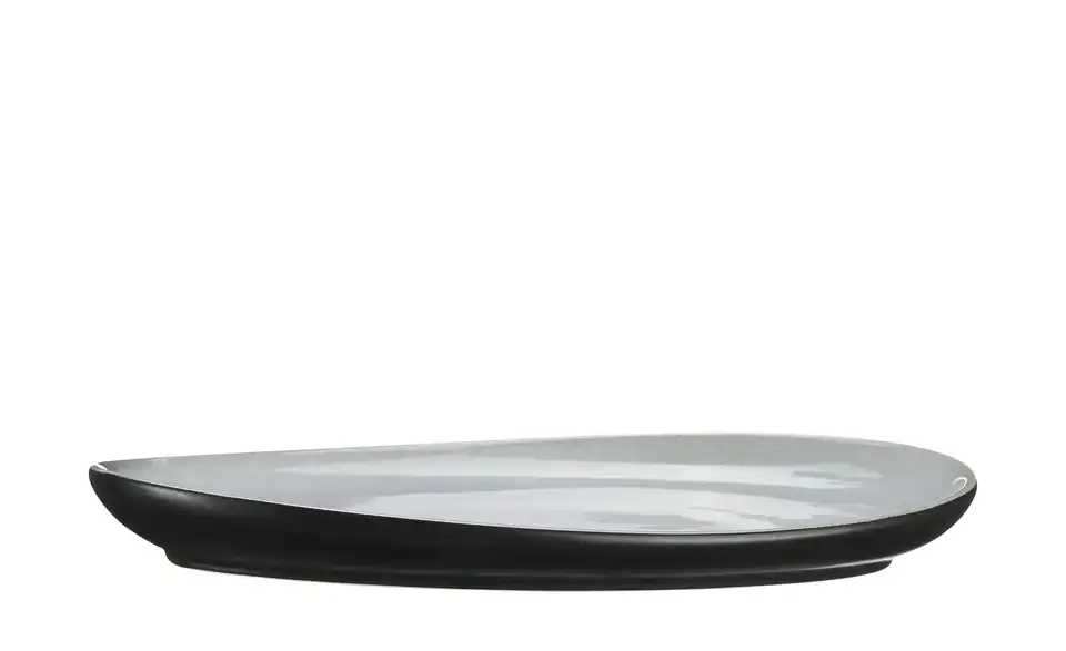 Peill+Putzler Servierplatte Como Schwarz, matt, Grün 41 cm
