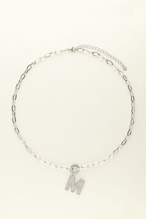 Initial strass ketting