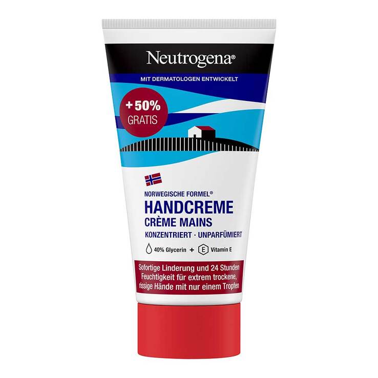 Neutrogena norwegische Formel Konzentrat Handcreme unparfümiert, 75 ml