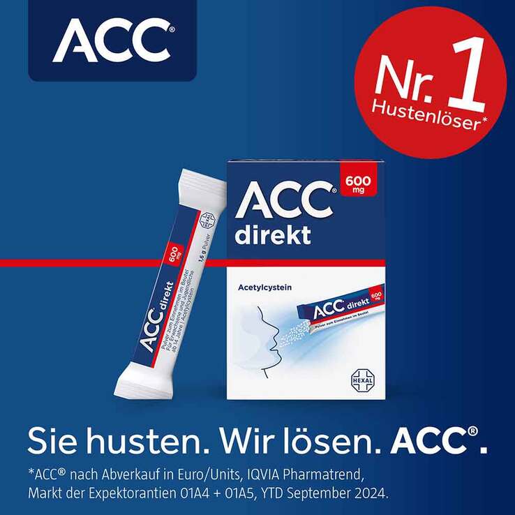 ACC direkt 600 mg Pulver zum Einnehmen im Beutel, 20 St