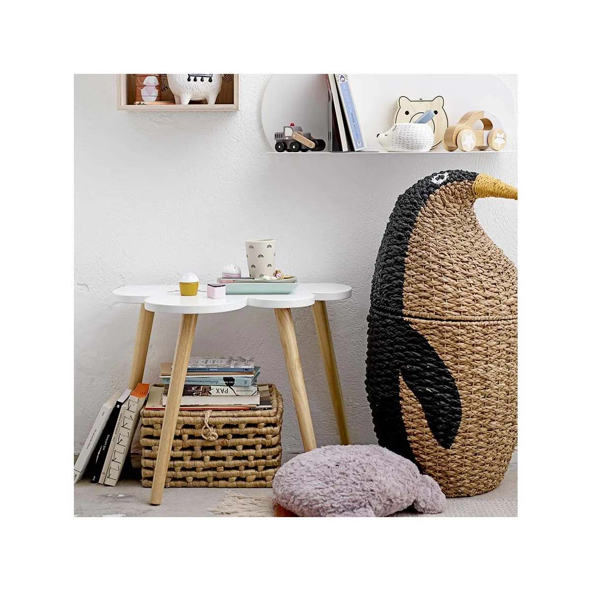 Bloomingville Panier Pingouin
