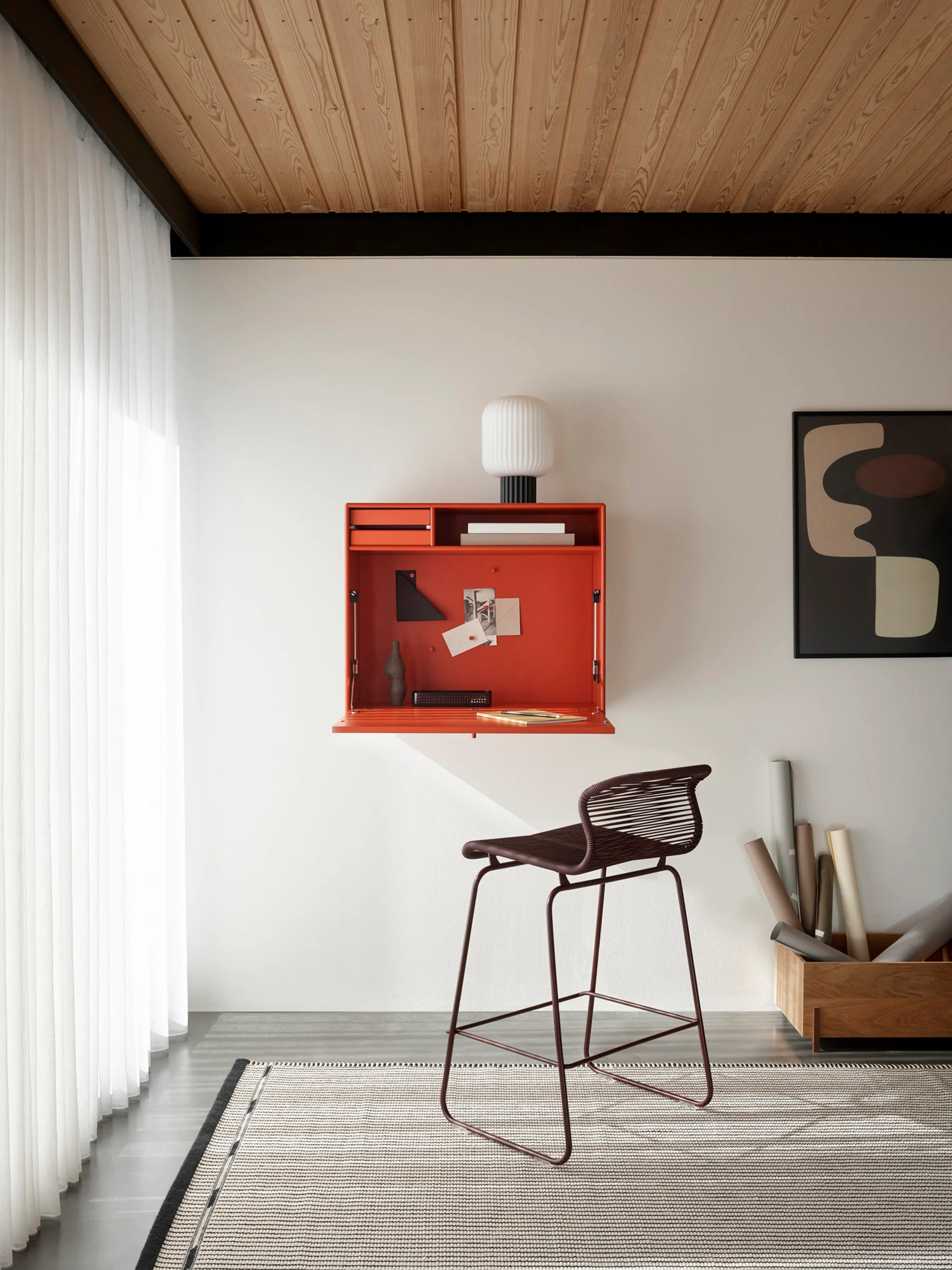 Handgemaakt wandbureau Studio