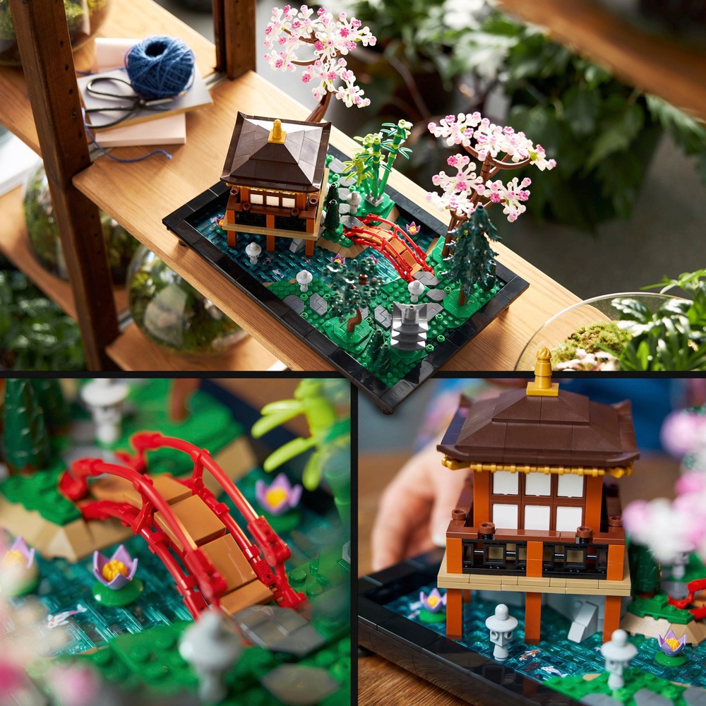 LEGO Icons 10315 Botanisches Set „Ruhiger Garten“ für Erwachsene