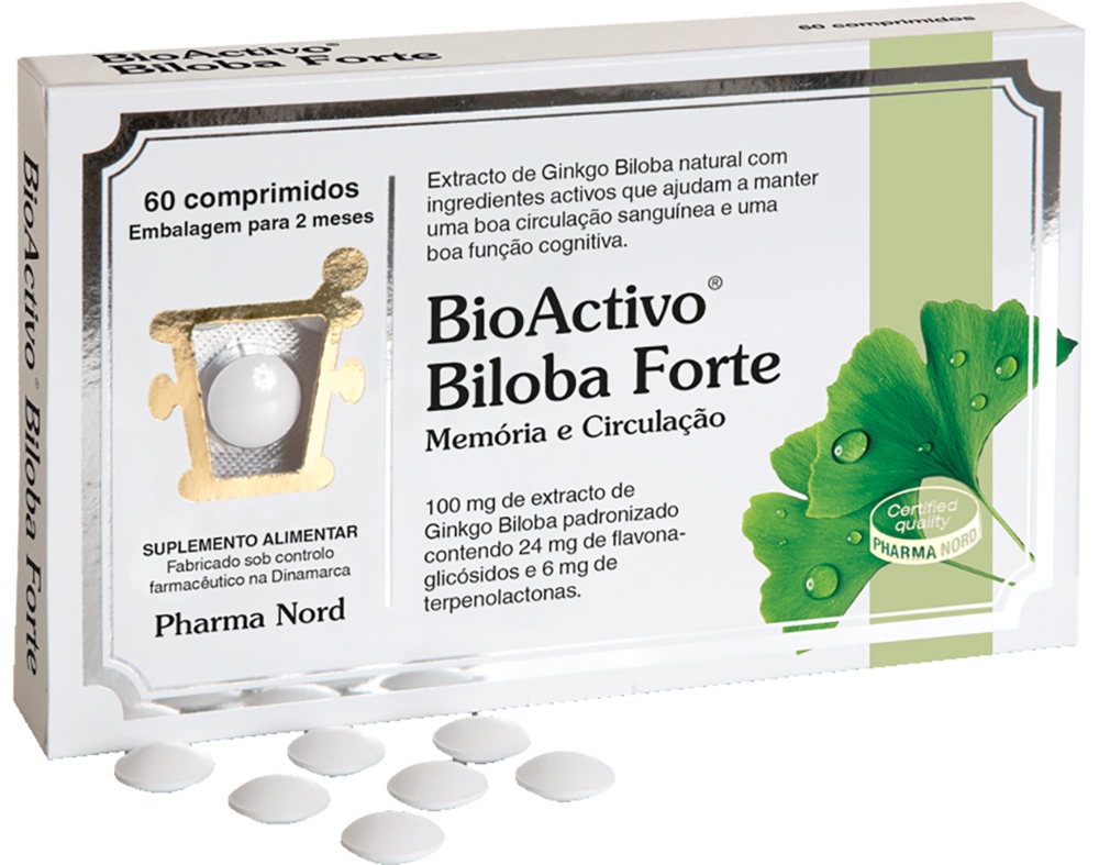 SUPLEMENTO BIOACTIVO BILOBA FORTE 60 COMPRIMIDOS