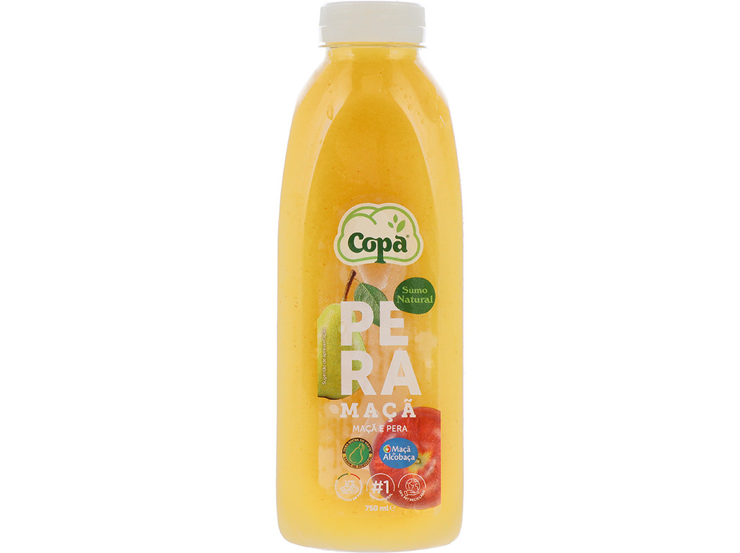 SUMO DE MAÇÃ E PERA COPA 750ML
