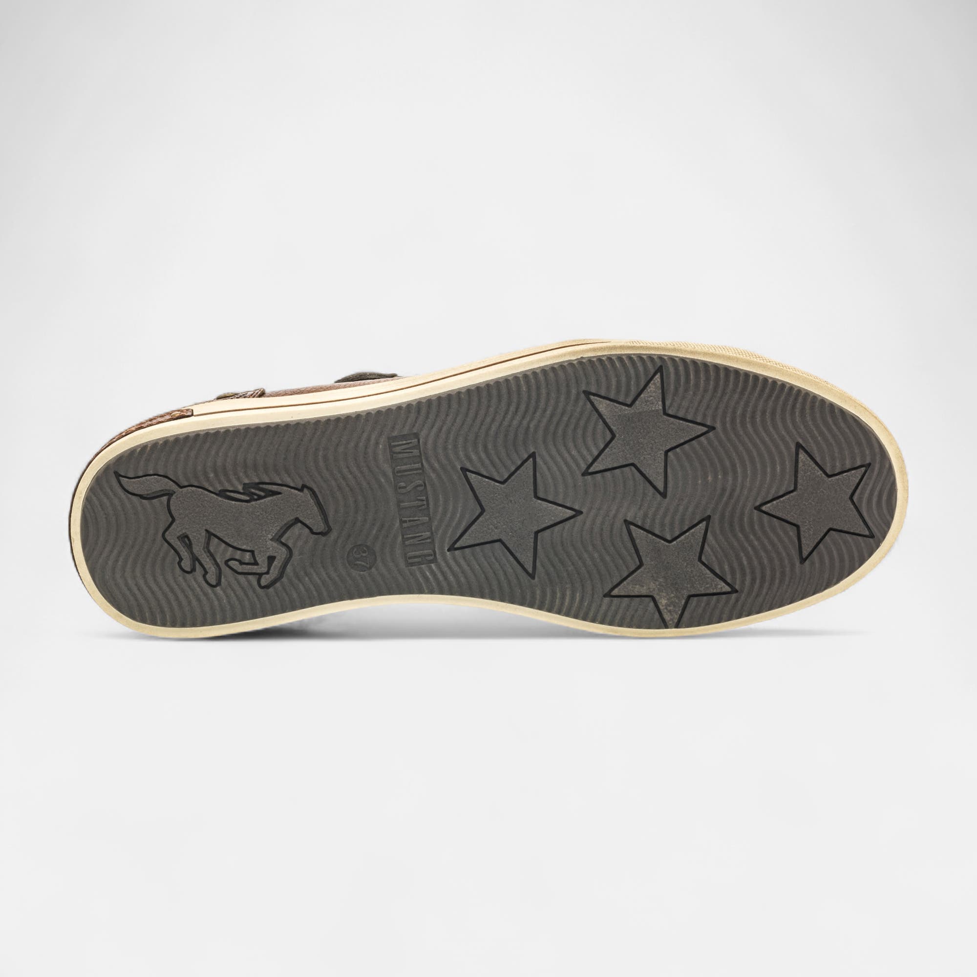 Baskets basses Femme cognac
