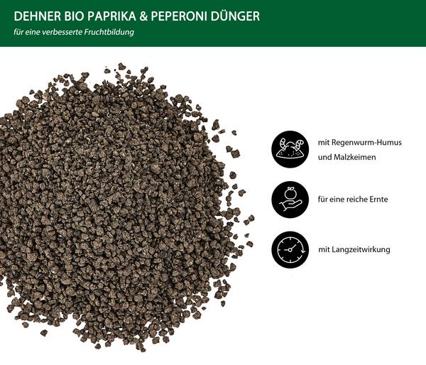 Dehner Bio Paprika- und Peperoni-Dünger, 750