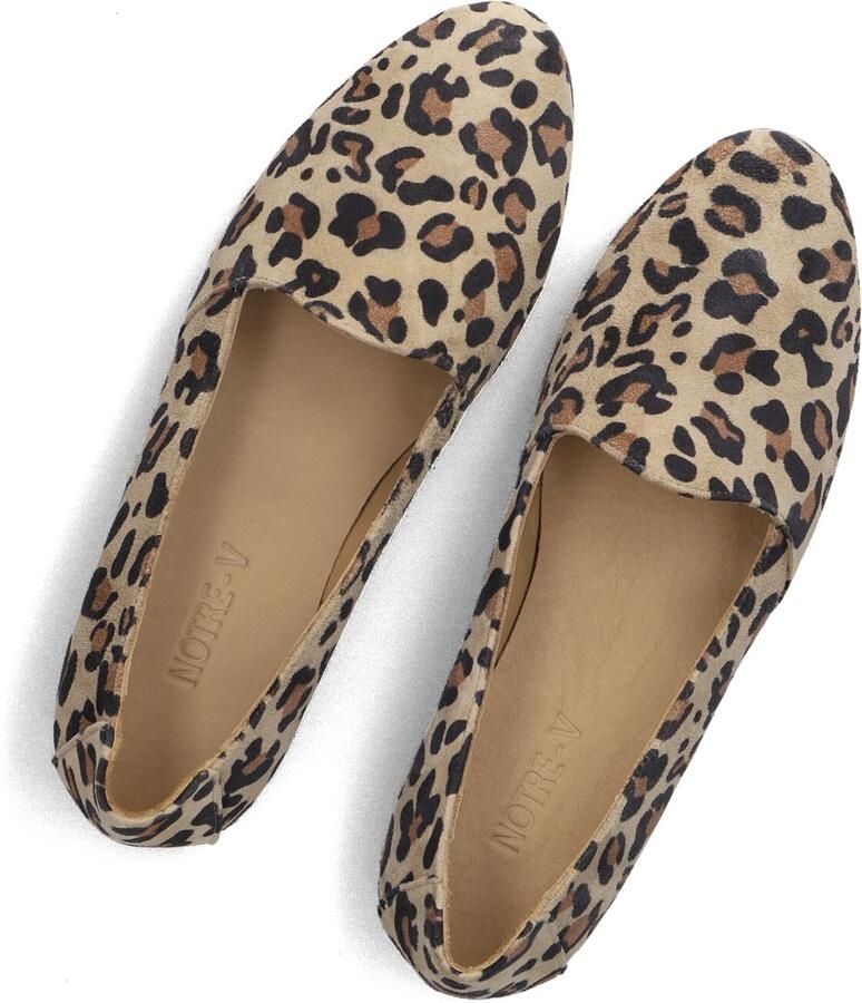 Notre-V 11869 Loafers Dames Instappers Beige