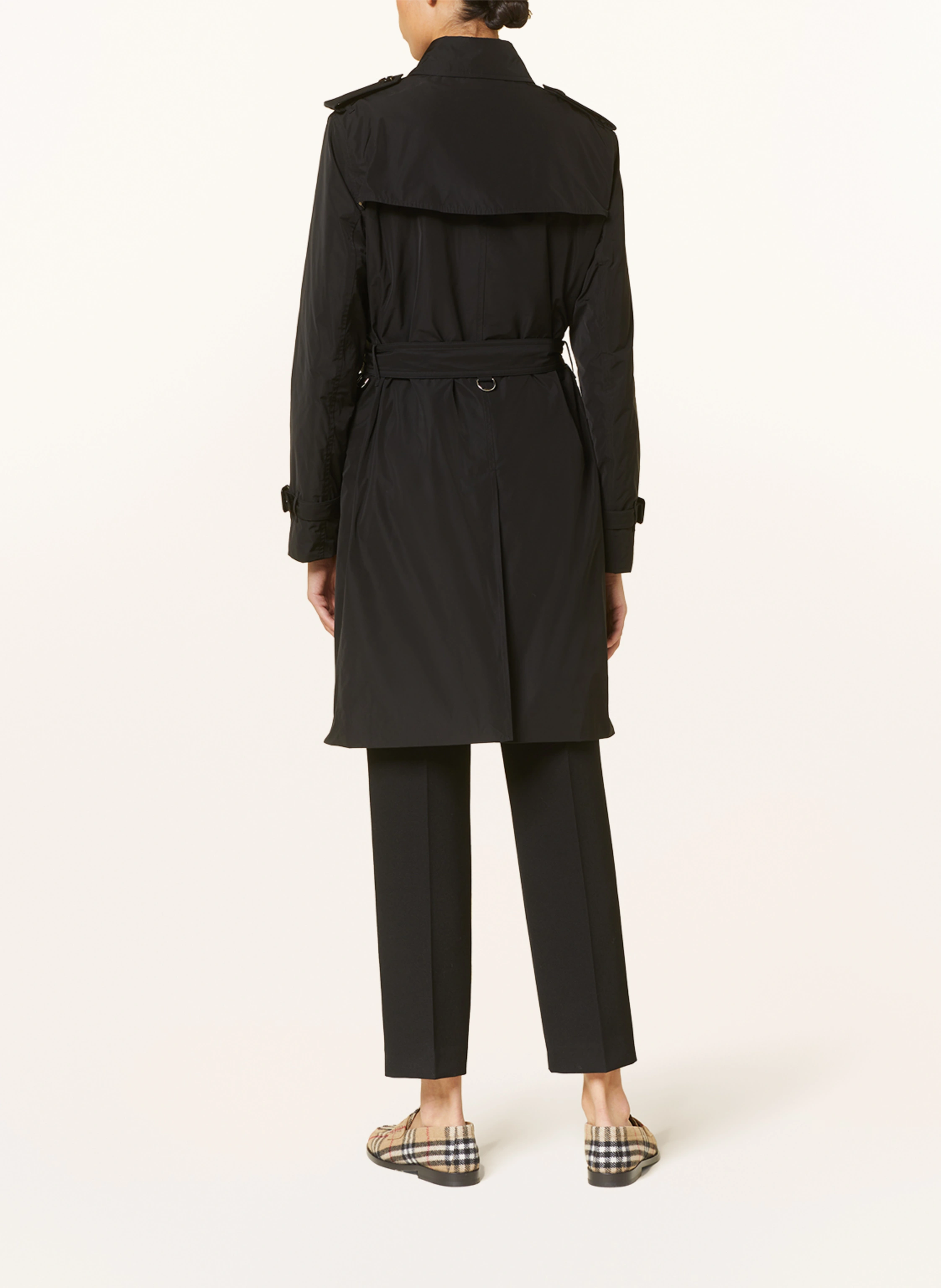 BURBERRY Trenchcoat KENSINGTON mit abnehmbarer Kapuze