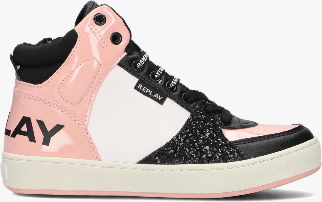 REPLAY roze replay hoge sneaker cobra 1