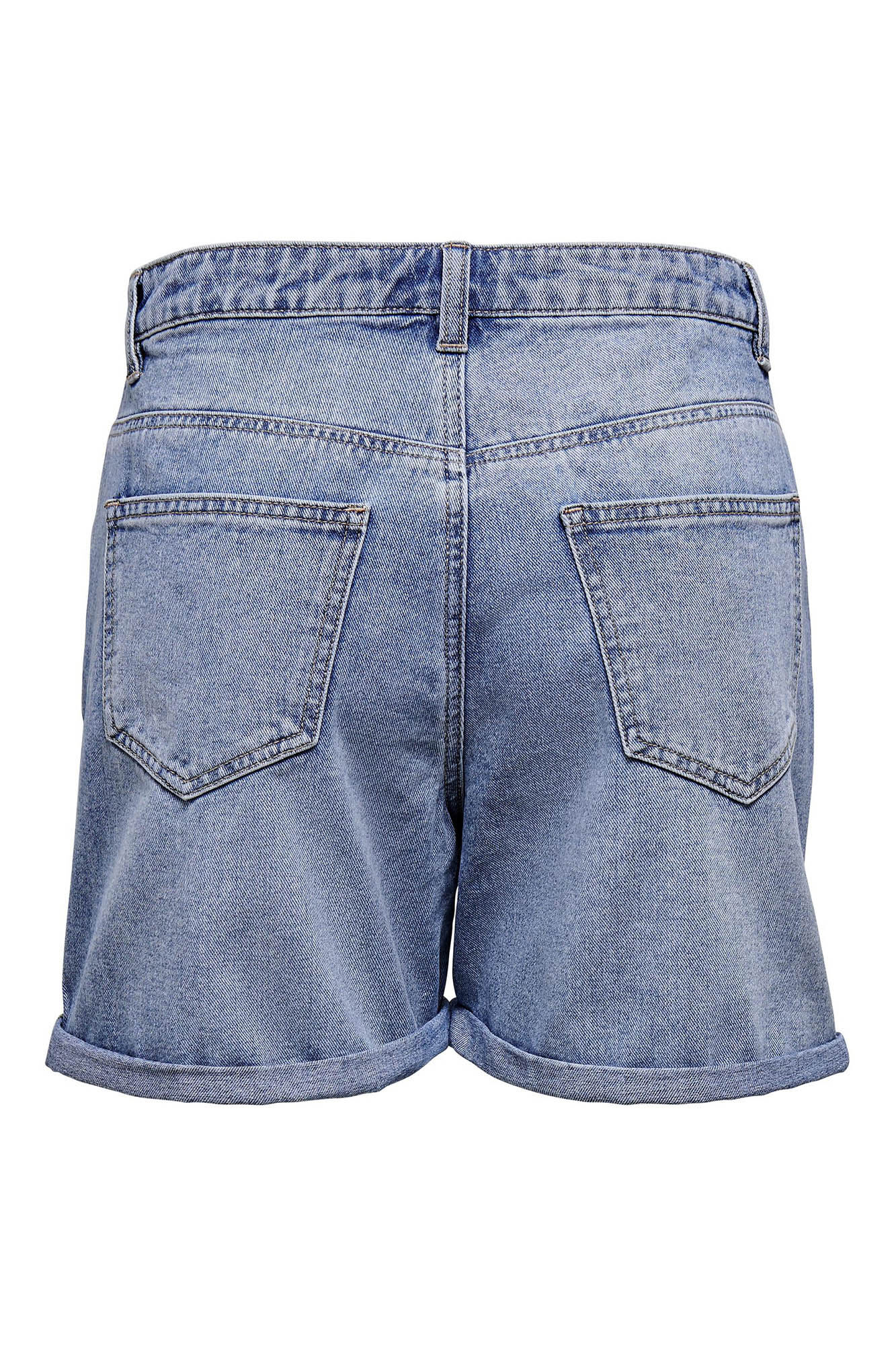 Shorts jeans de cintura alta